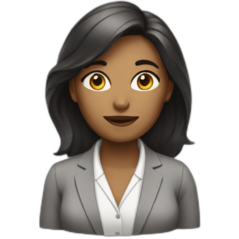 woman on work emoji