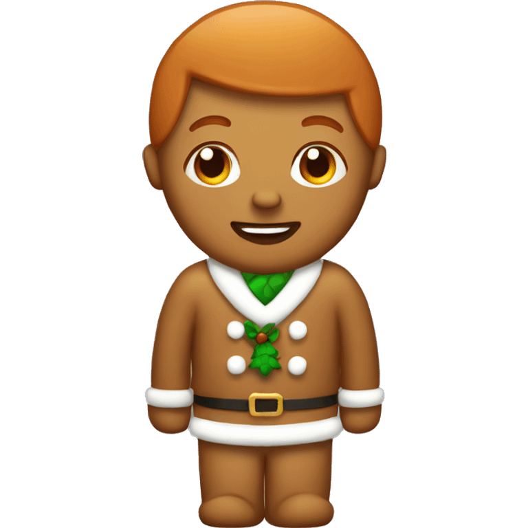 ginger bread christmas emoji