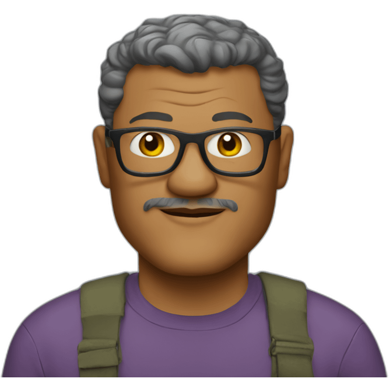 laurence-fishburne cartoon wearing shirt emoji