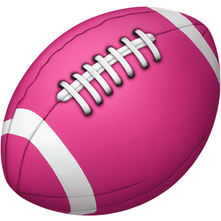 pink football emoji