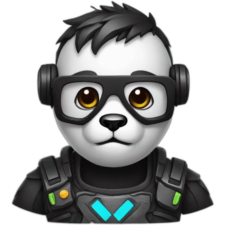 gamer panda emoji