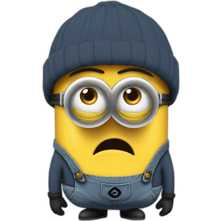 depressed minion , flyers Tunisia  emoji