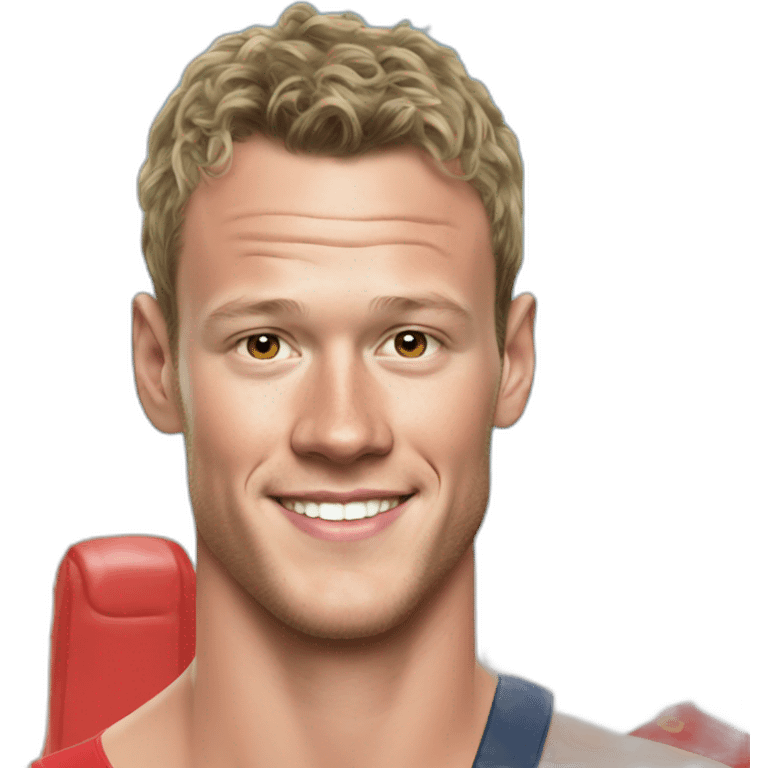 Jonathan Toews as a beach bum emoji