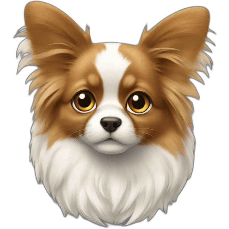 Hybride chat papillon emoji