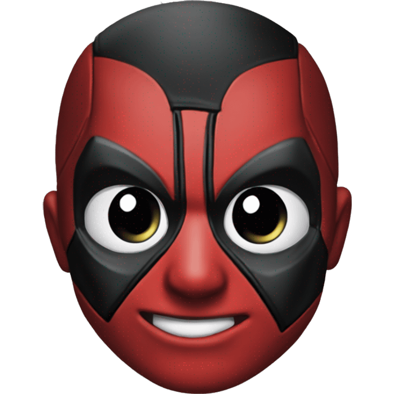 deadpool face iphone styl emoji