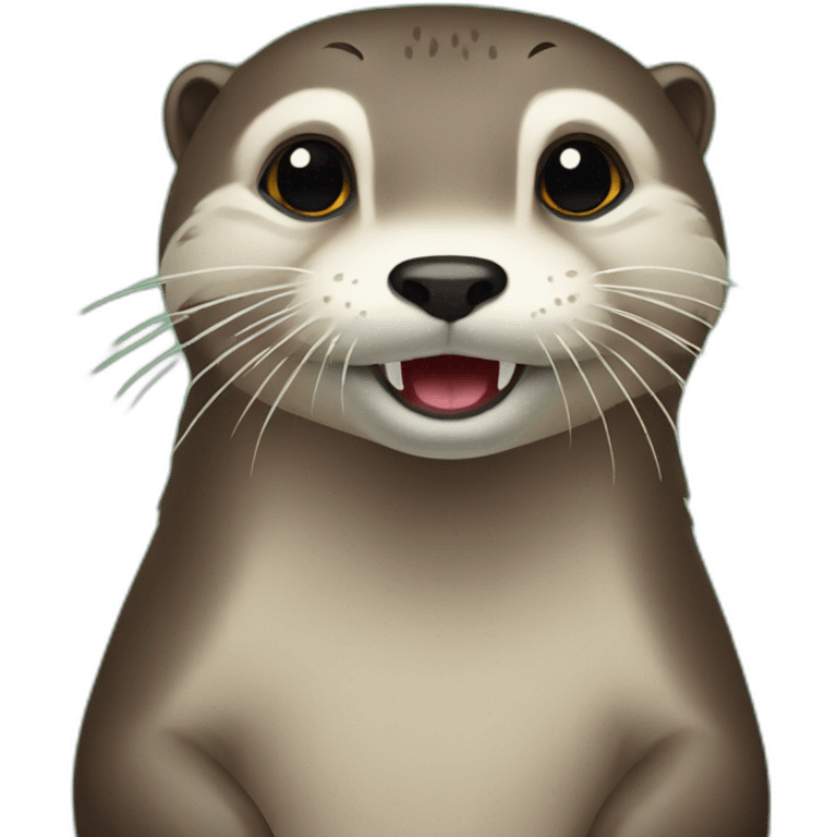 Loutre sur trotue emoji