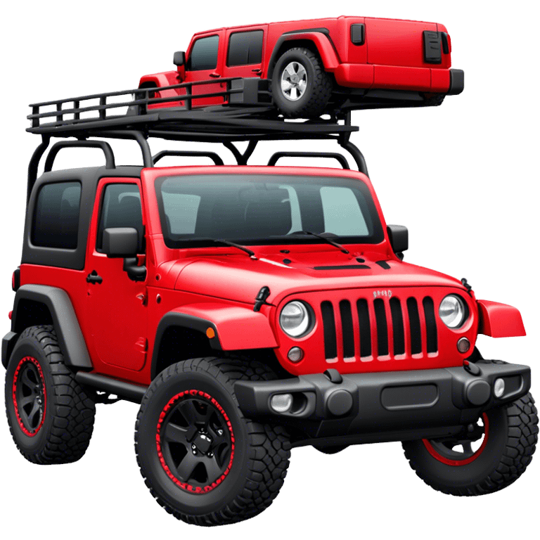 Jeep Wrangler - Jeep (Model Year: 2022) (Iconic colour: Red) emoji