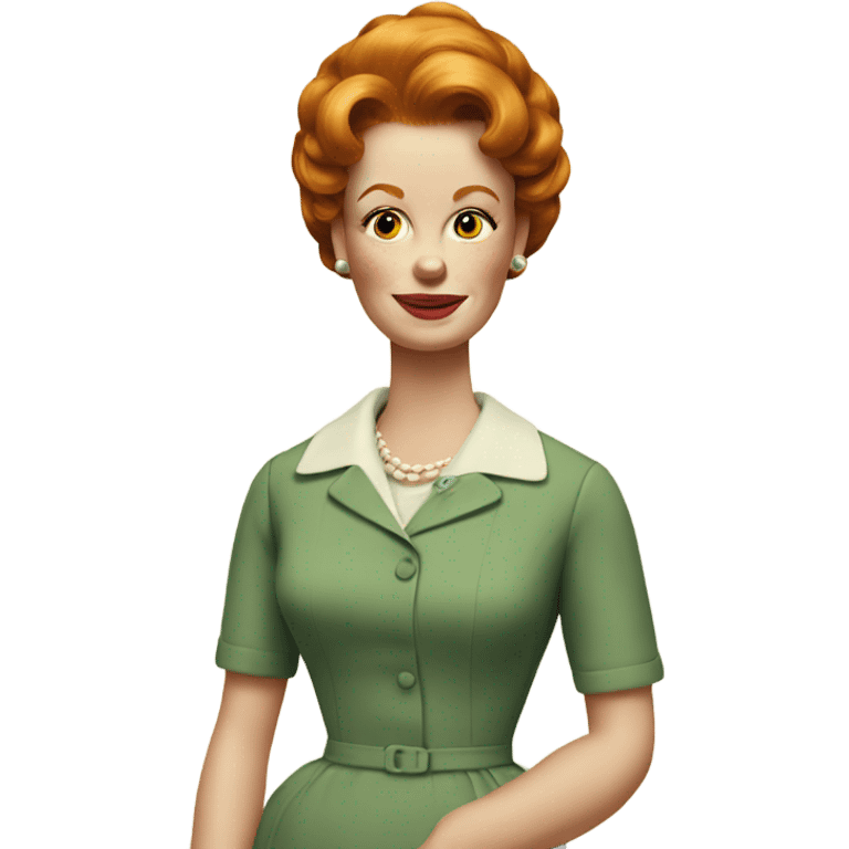 1960s ginger houseiwife emoji