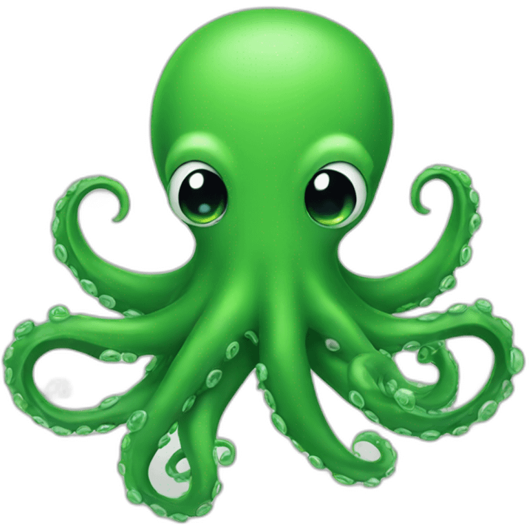 green octopus emoji