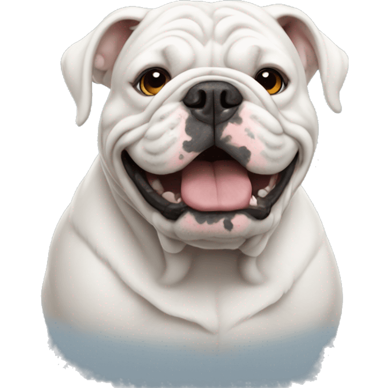 White English Bulldog emoji