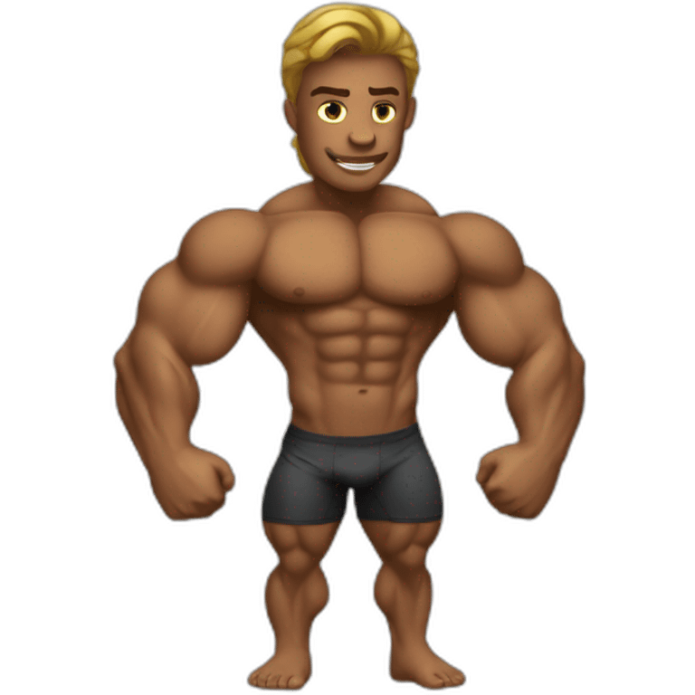 Bodybuilder-donna emoji