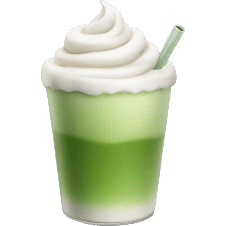 Matcha Latte cold foam emoji