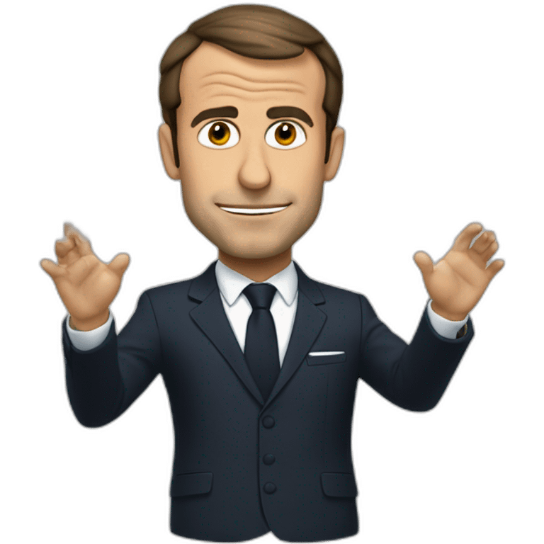 Macron qui fume emoji