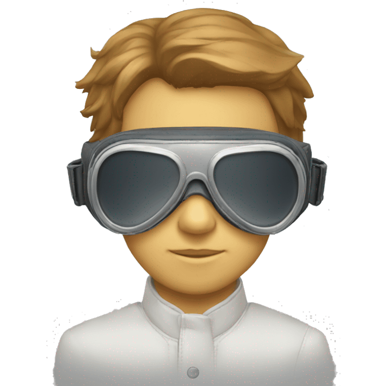 a pair of aviator goggles emoji