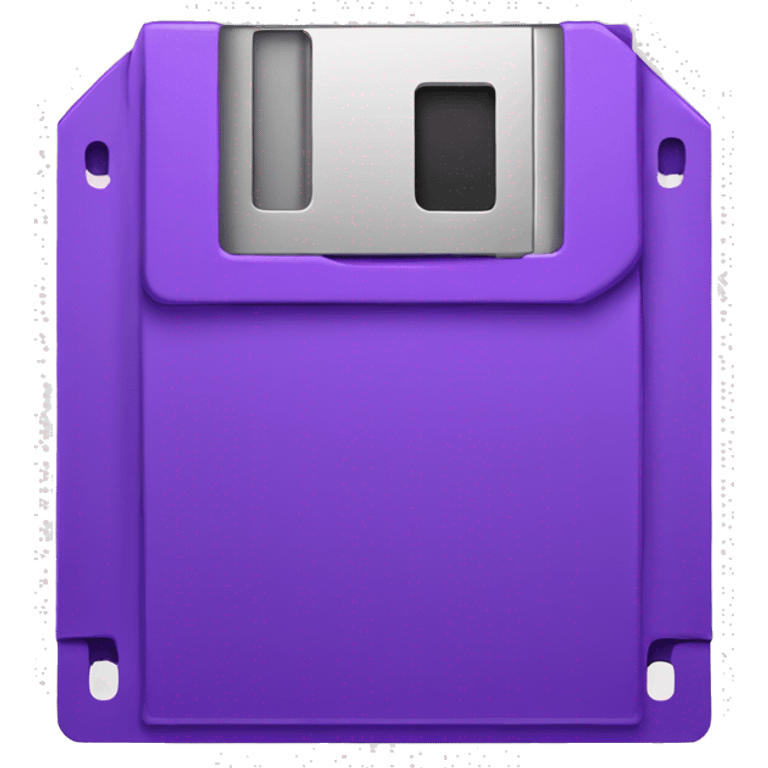 purple floppy disk emoji