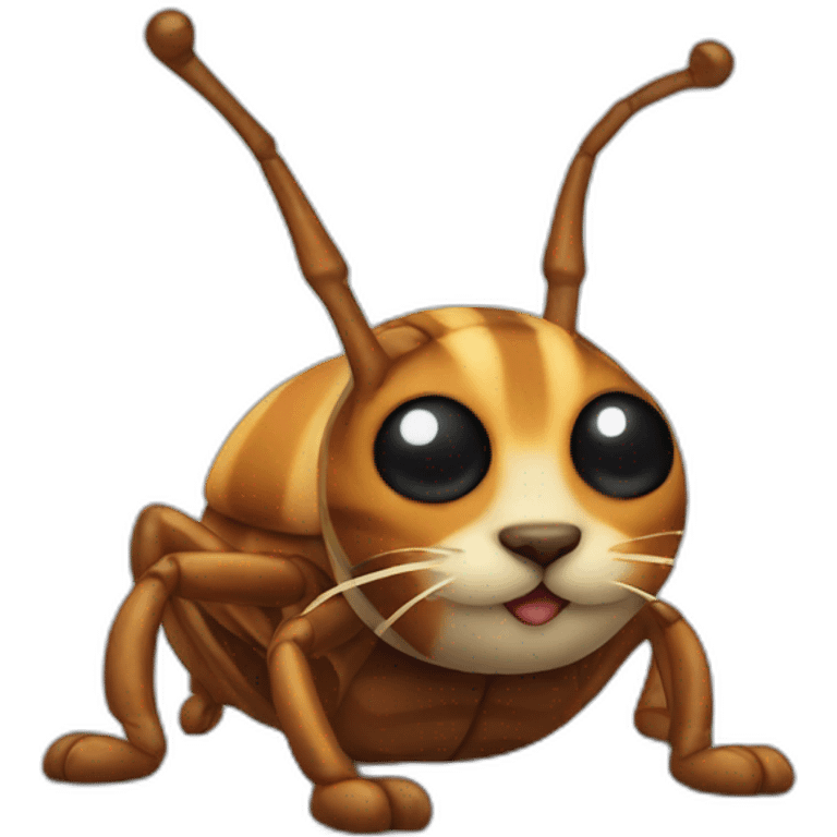 Cat-bug emoji