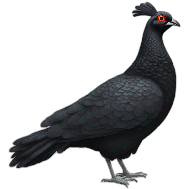 black grouse emoji