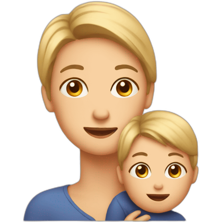 Dad mom baby emoji