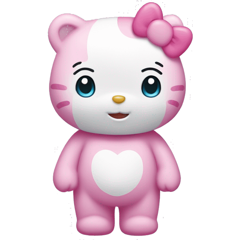 Care bear hello kitty emoji