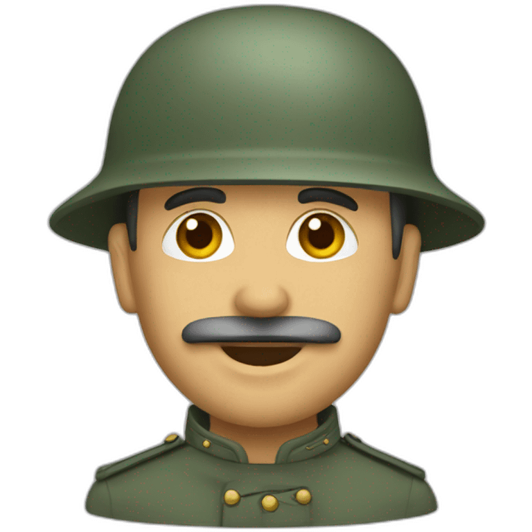 Garde à vous militaire emoji