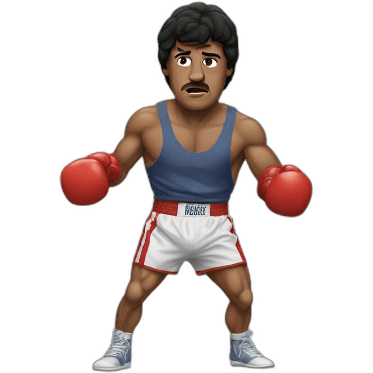 Rocky balboa boxing emoji