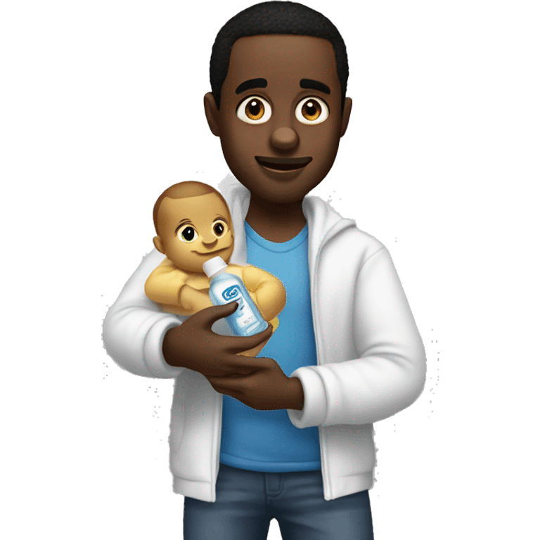 diddy holding baby oil emoji