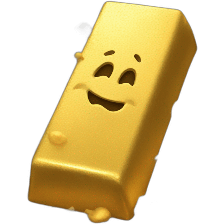 dust becoming gold bar emoji