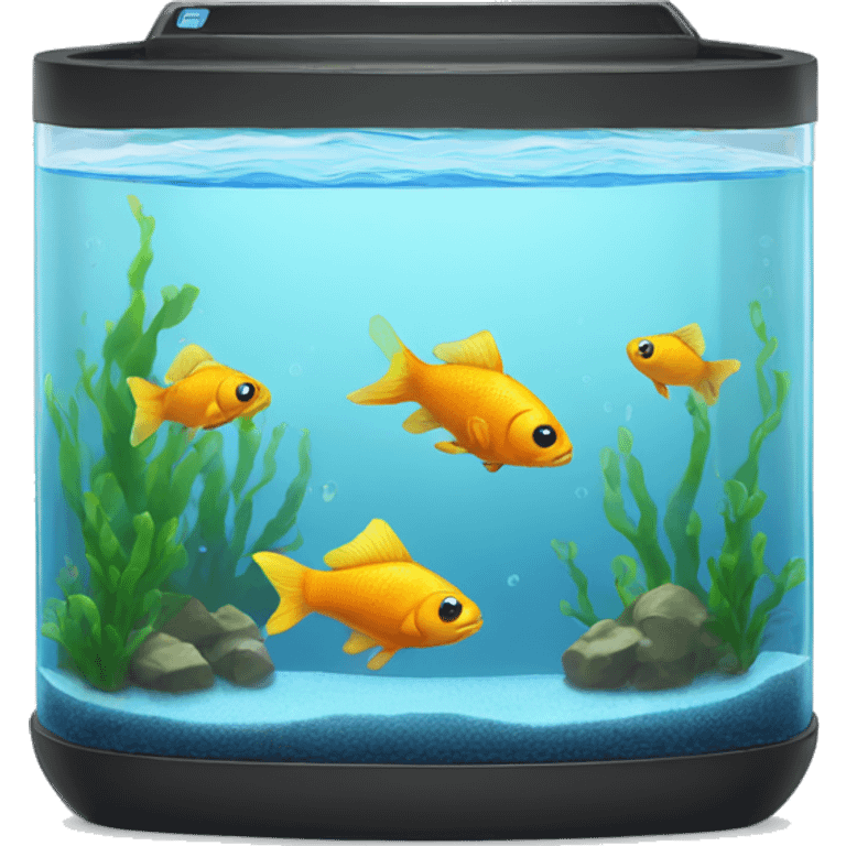 fish tank with only water emoji