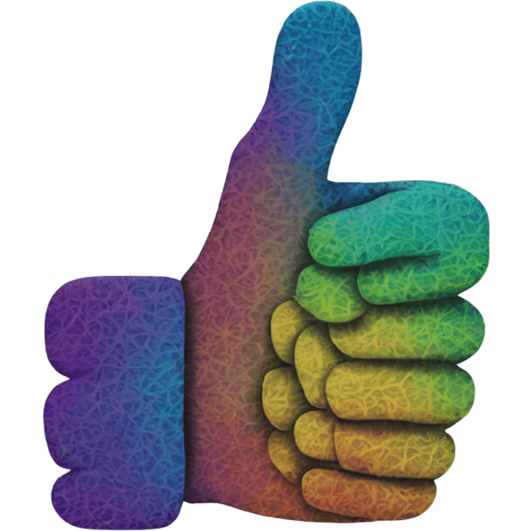 thumbs up fractal emoji