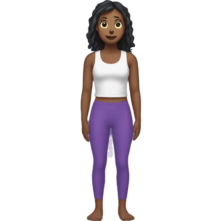 Purple leggings  emoji