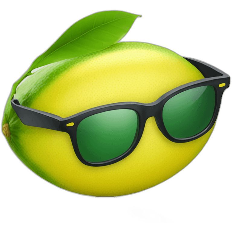 Limon-gafas emoji