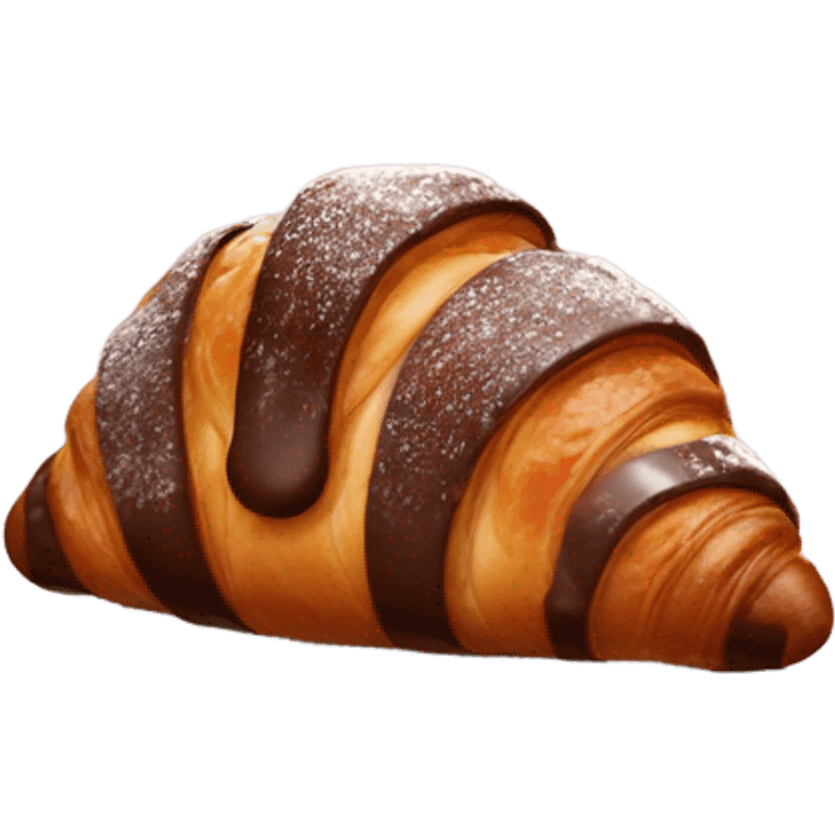 Chocolate croissant emoji