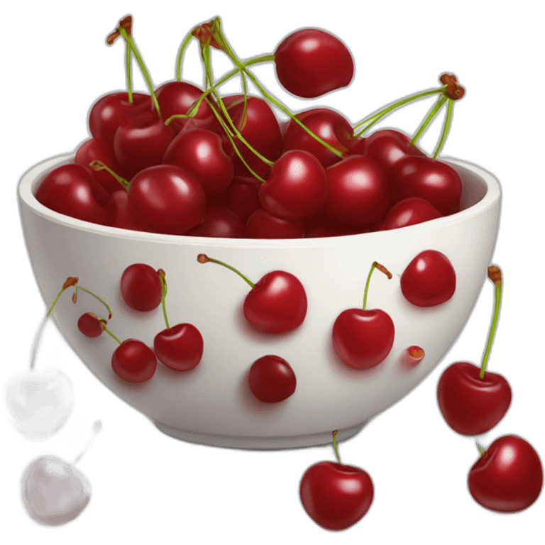 Bowl of cherries emoji