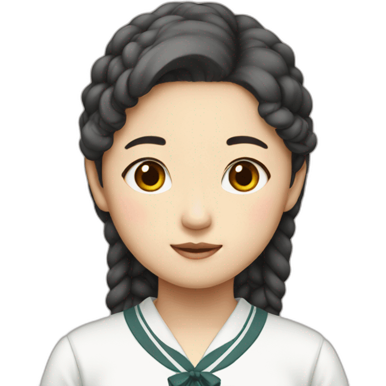 korean school girl emoji