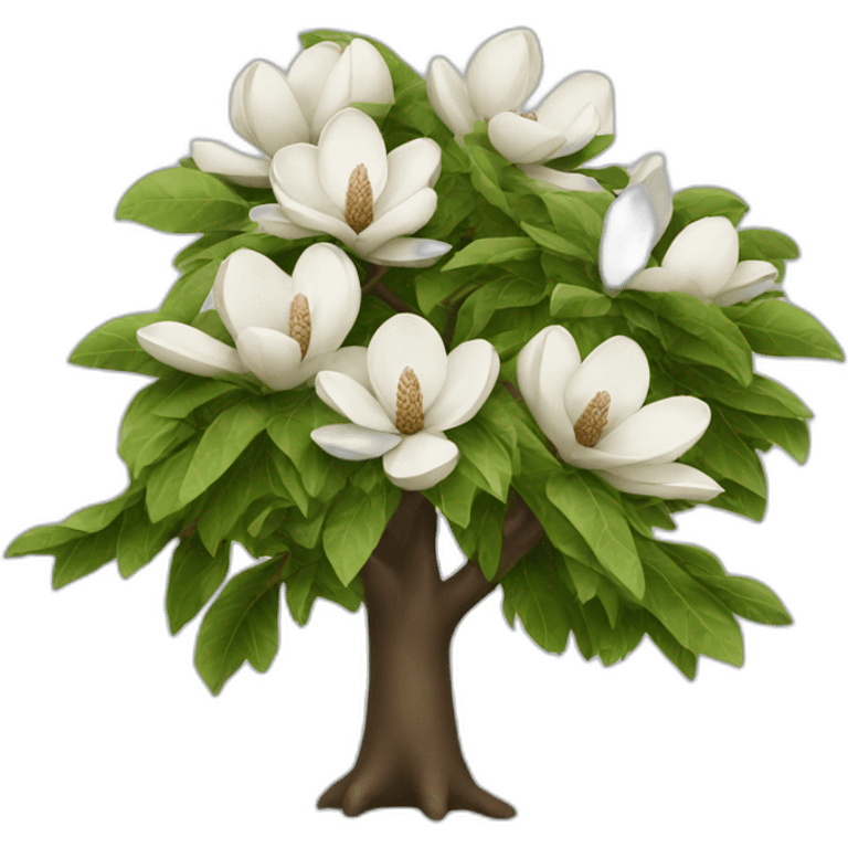 magnolia tree emoji