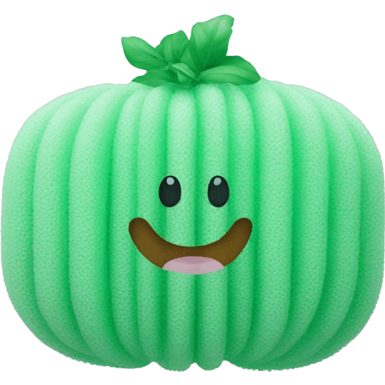 Synthetic loofah emoji