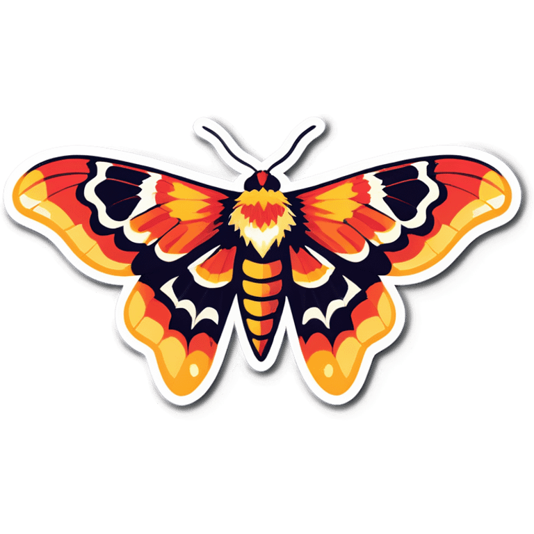 Sexy moth emoji