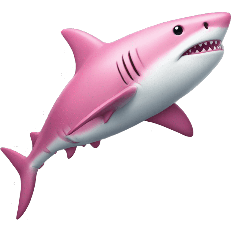 pink shark emoji