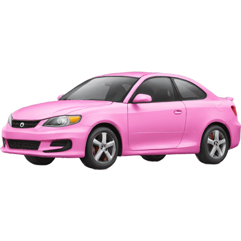 Pink car emoji