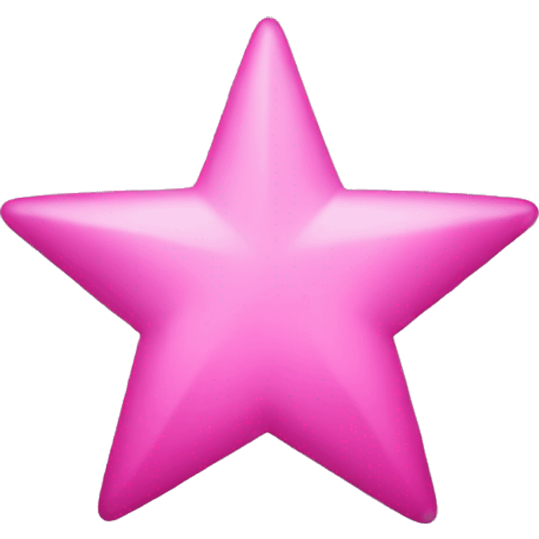 Pink star emoji