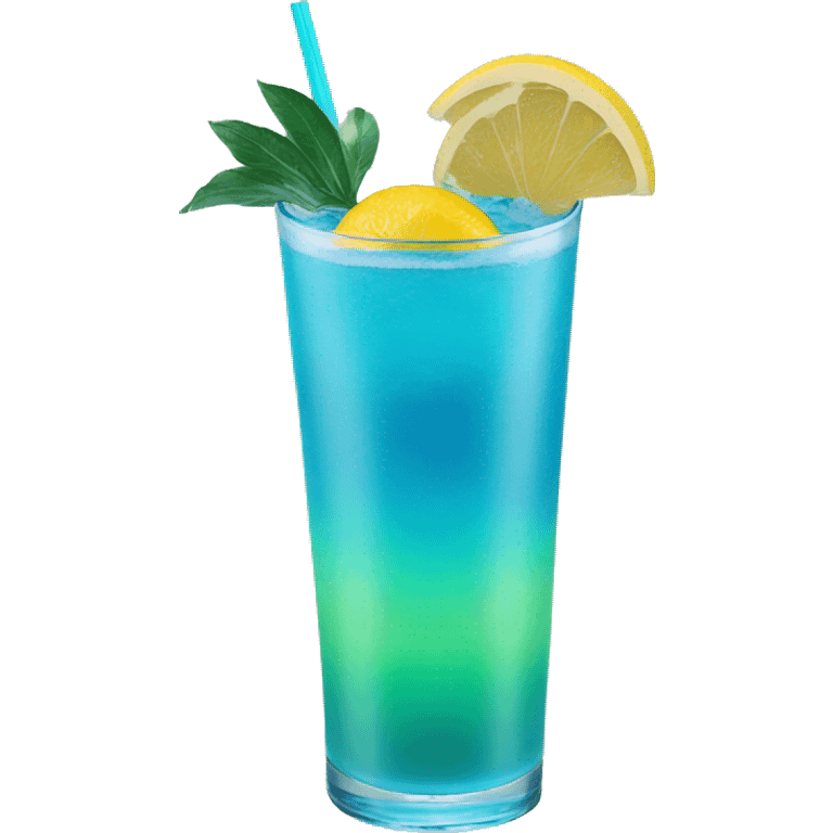 blue lagoon mocktail  emoji