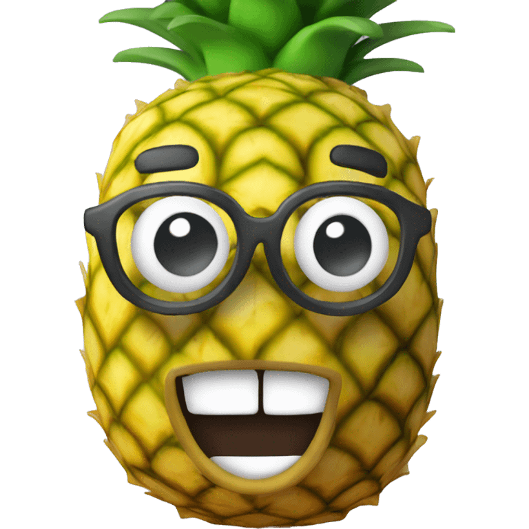 3D Pineapple  emoji