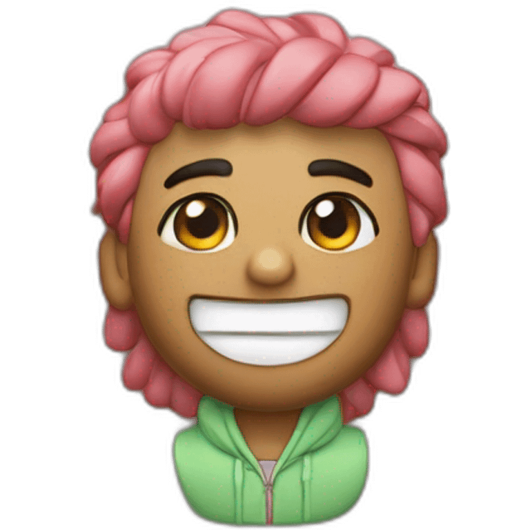 Drake barette multicolor emoji