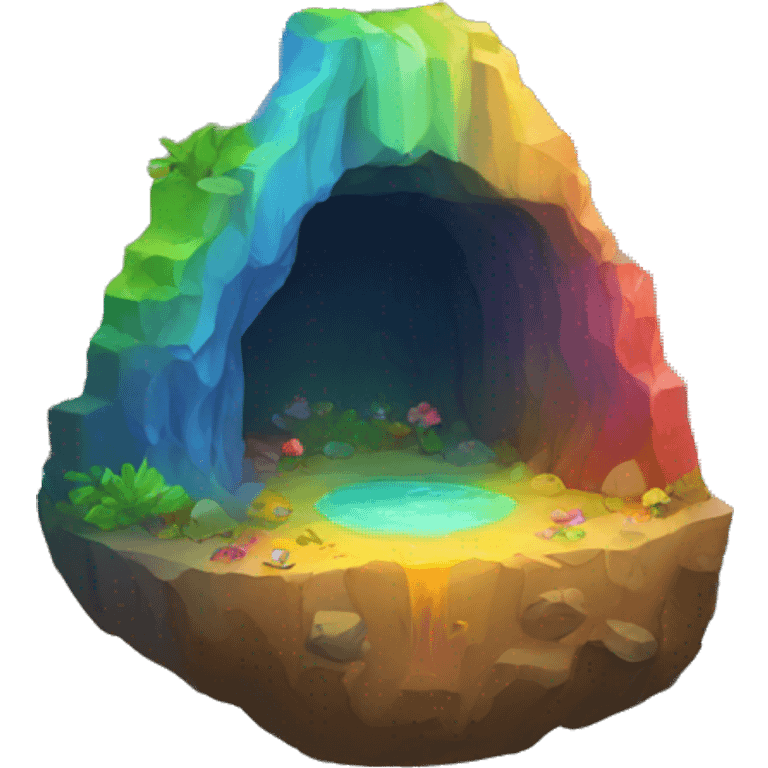 rainbow cave emoji