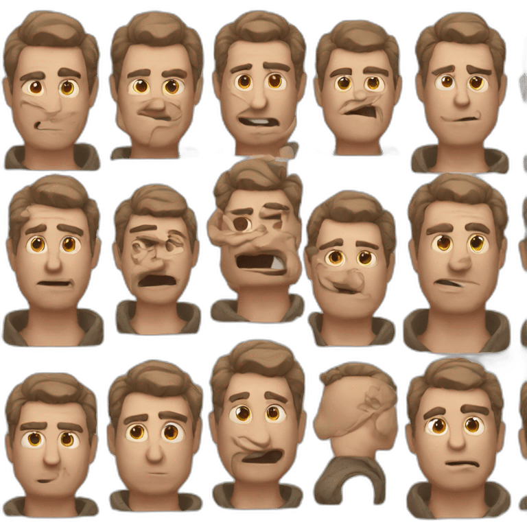 man discovered the secret expression emoji