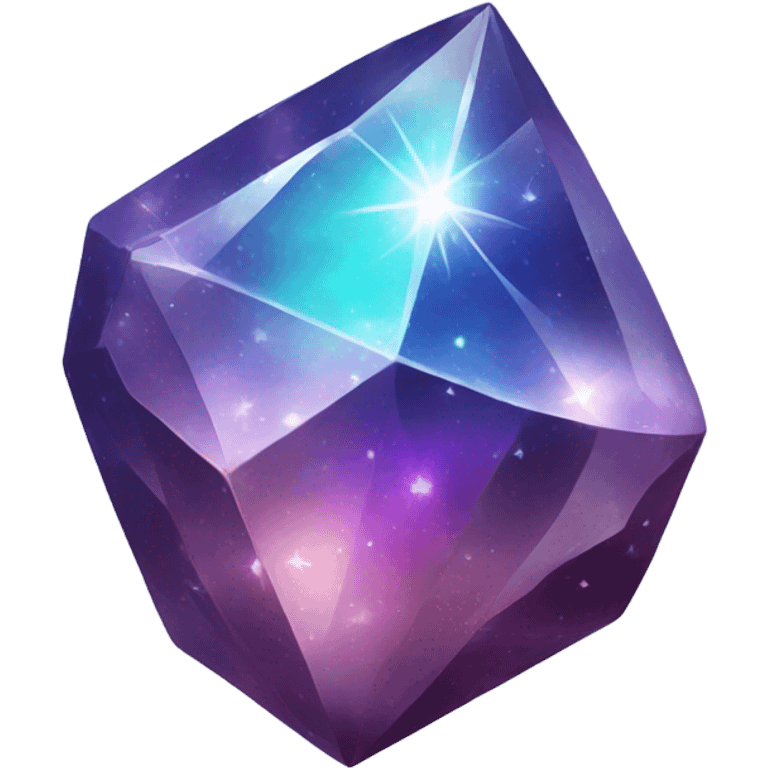 Crystal Mineral Galaxy Sparkle emoji