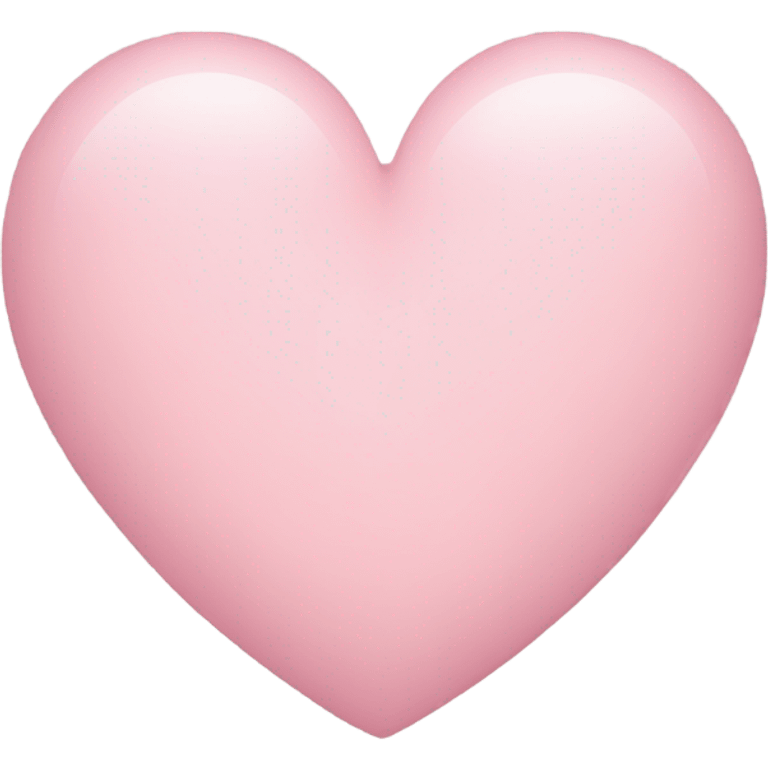 Light pink heart  emoji