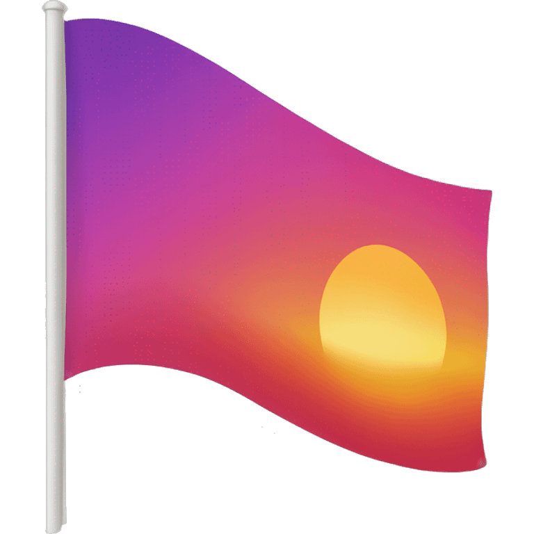 sunset lesbian flag emoji