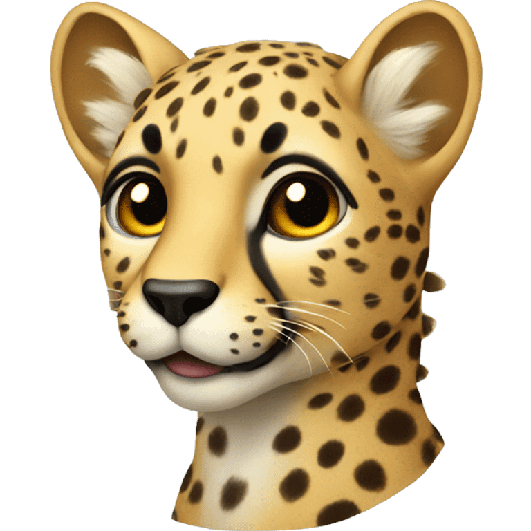 Fairy cheetah emoji