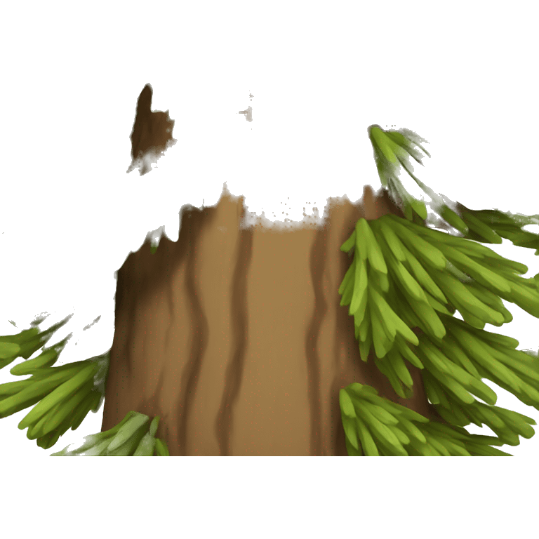 Brown pine emoji